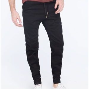 CHARLES AND A HALF Black Mens Jogger Pants
